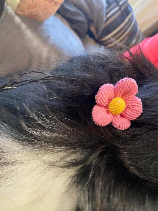 Flower Fur Ties