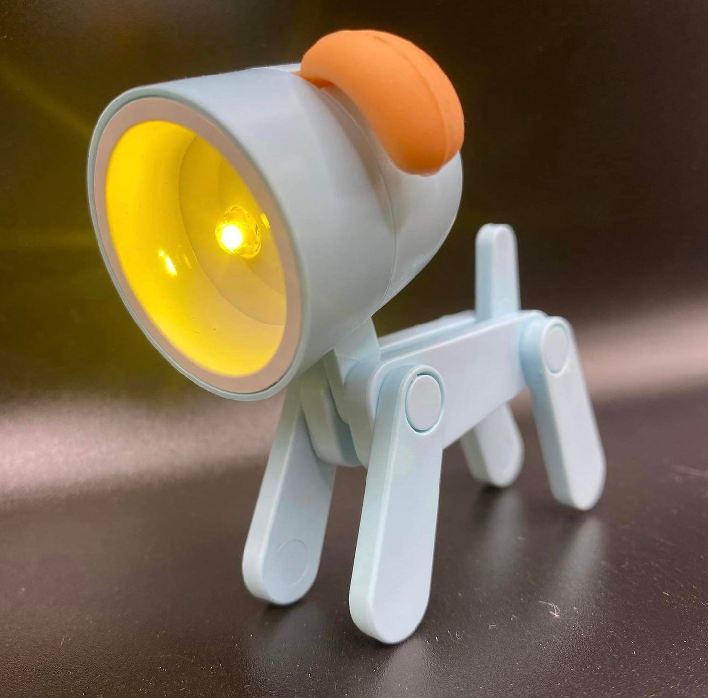 Mini dog night/desk light